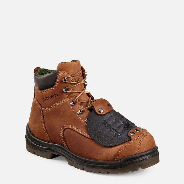 Red Wing King Tå® 6-inch Metguard Arbejdsstøvler Herre Brune | 9768-APVDG