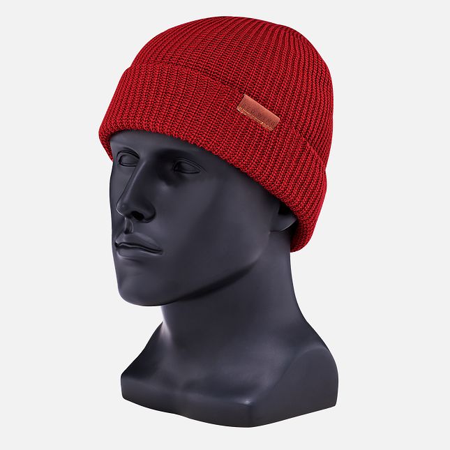 Red Wing Merino Uld Knit Hat Unisex Rød | 5048-RTSJU