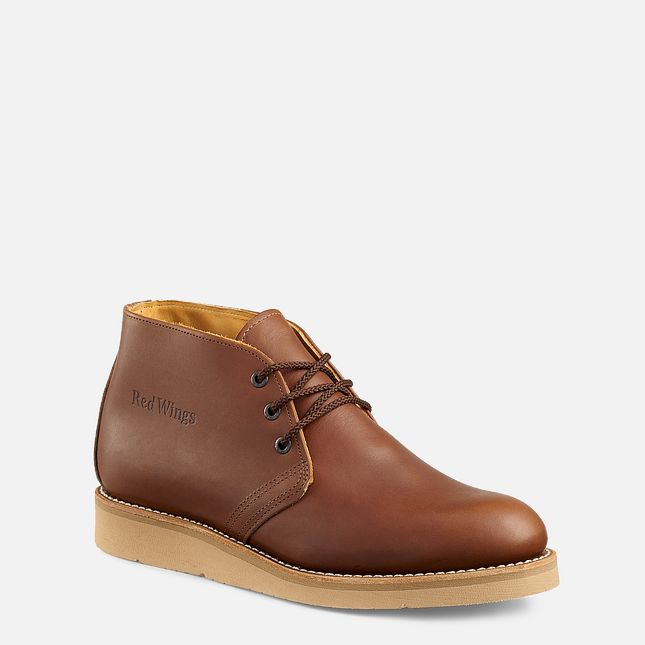 Red Wing Traction Tred Chukka Arbejdsstøvler Herre Brune | 3265-KGNXE